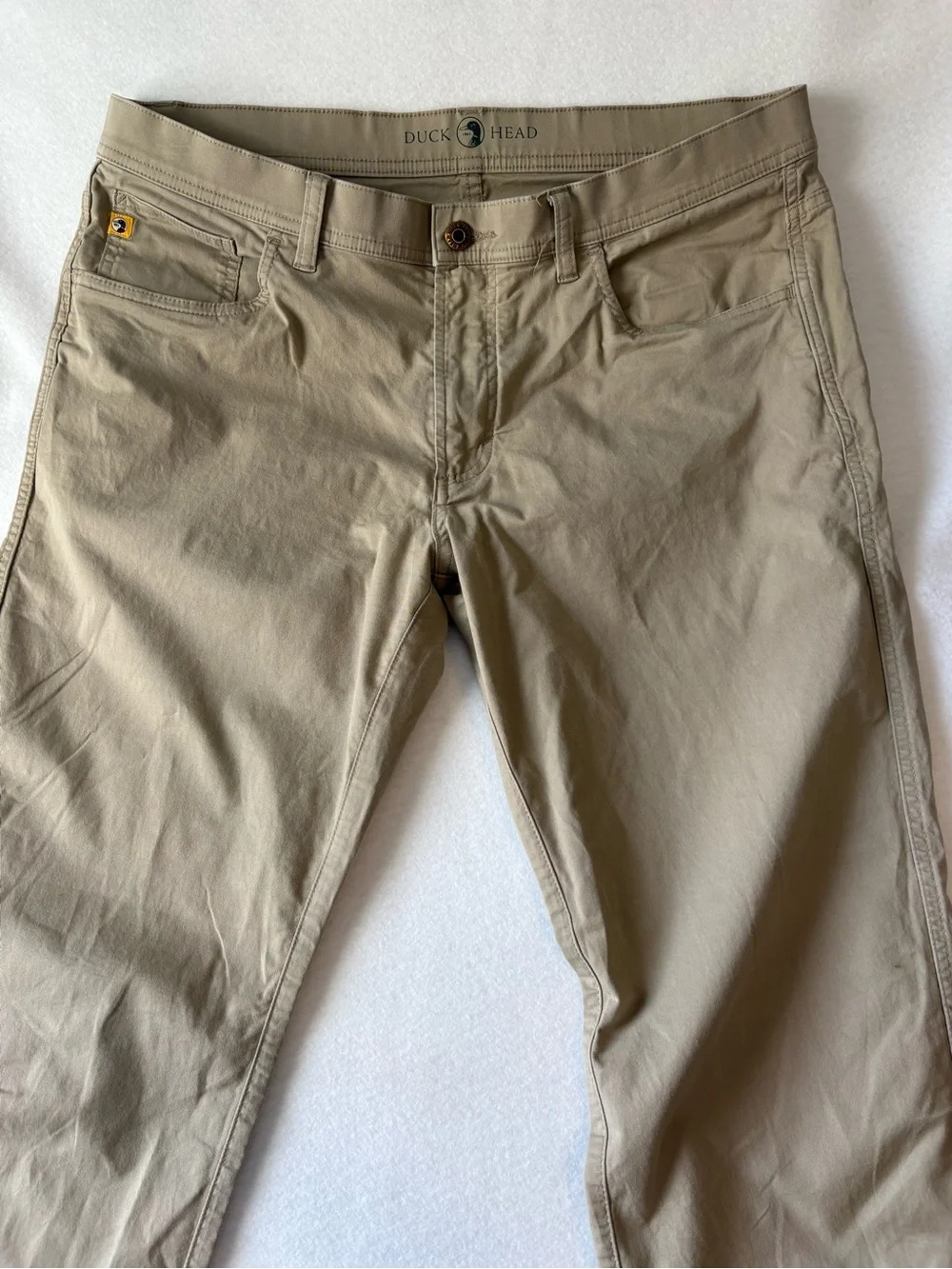 Duck Head Men's Tan Chino Pants